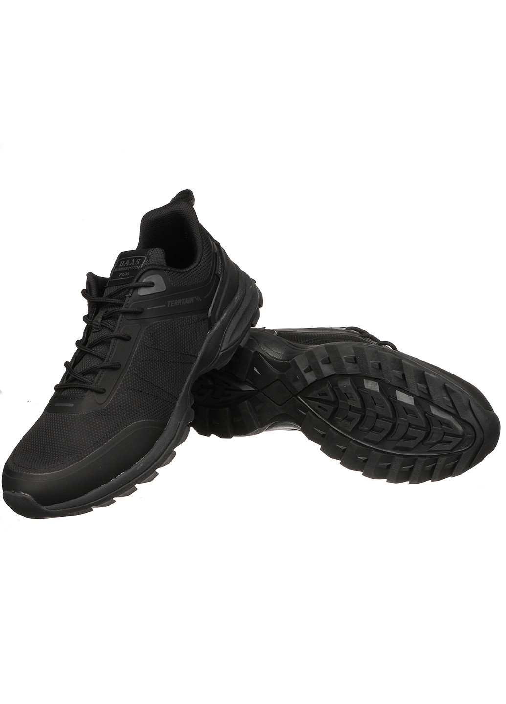 Черные демисезонные мужские кроссовки 7413-11 Baas