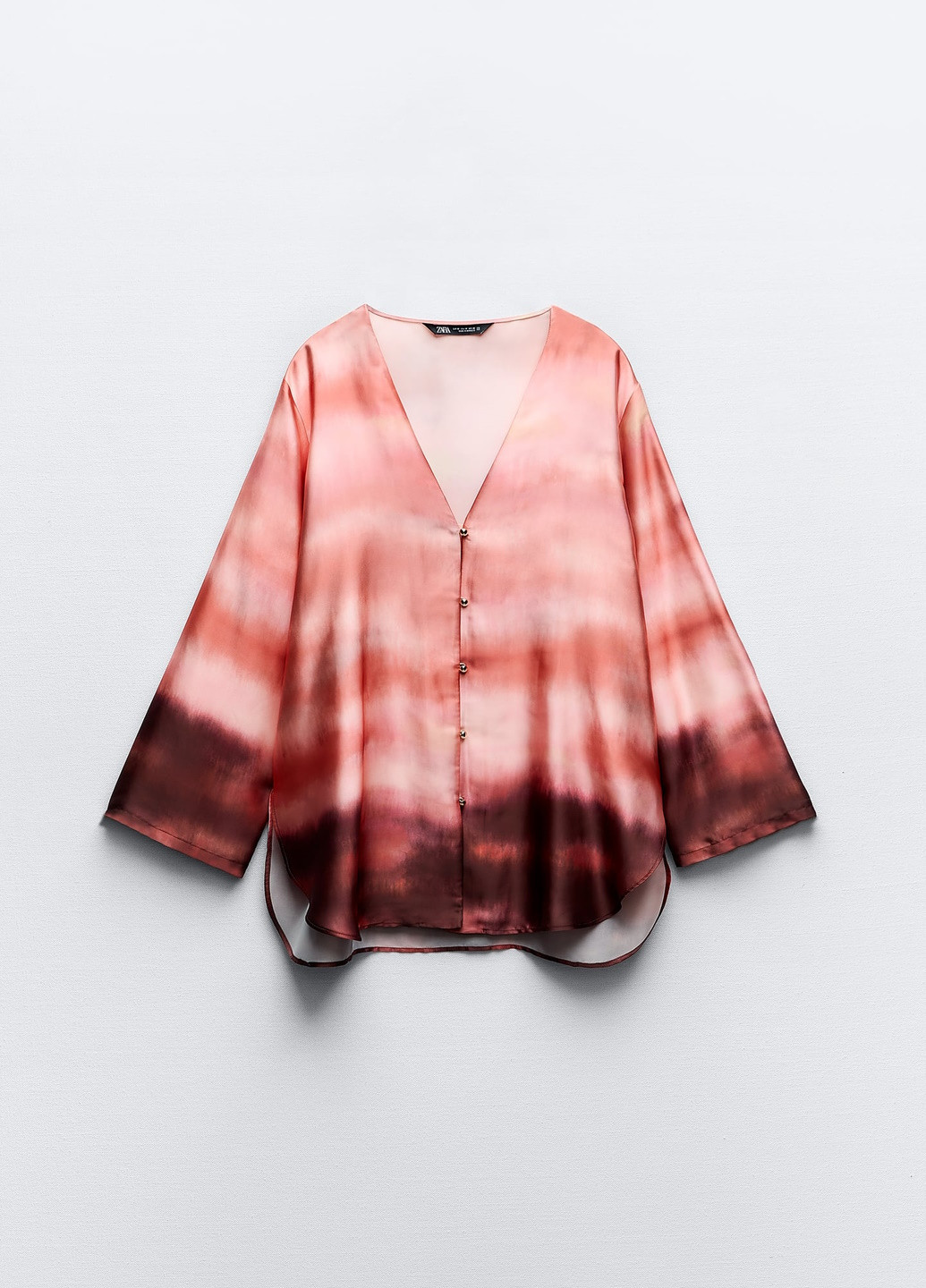 Комбінована демісезонна блуза Zara