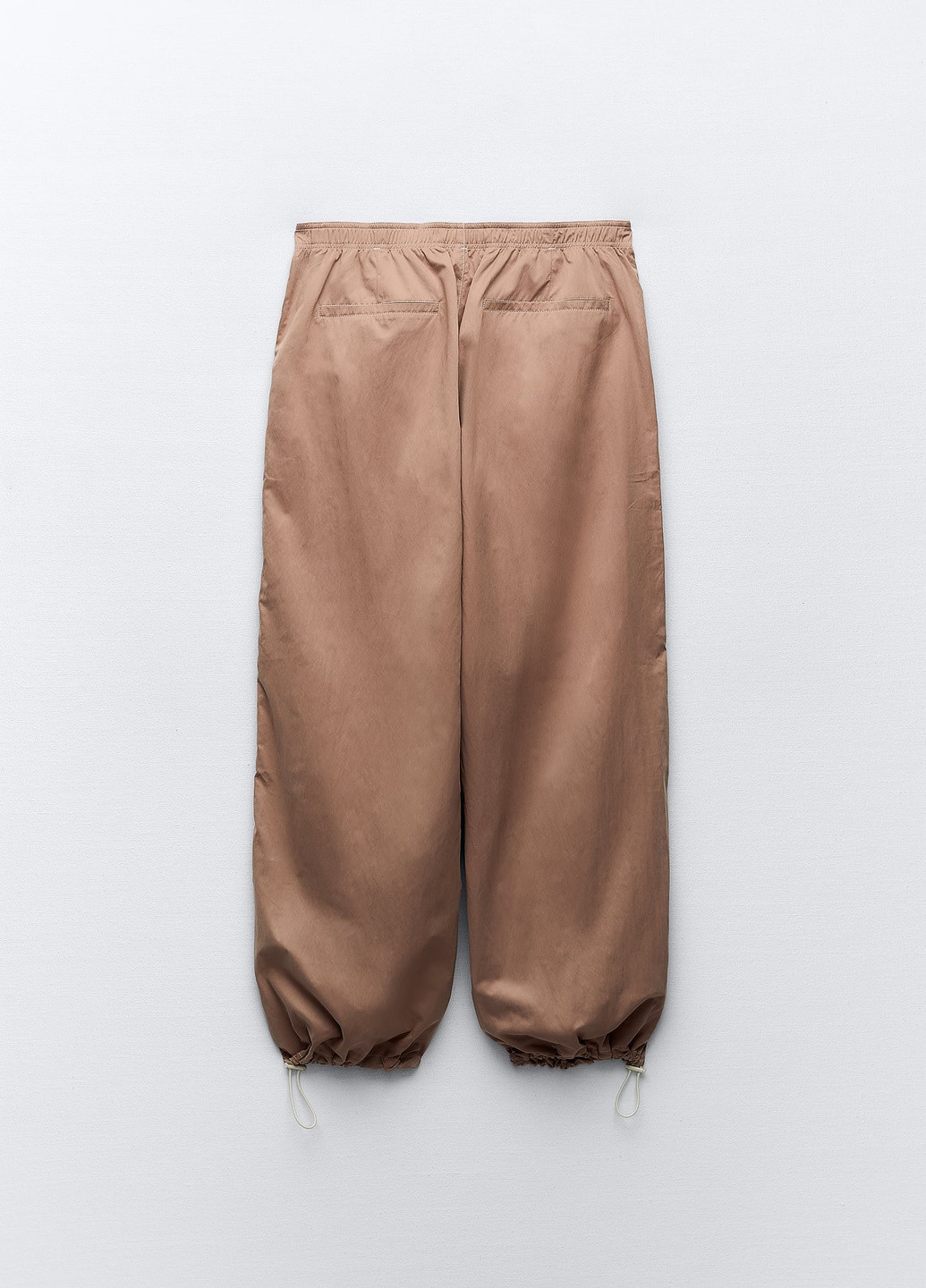 Розово-коричневые повседневный демисезонные брюки Zara