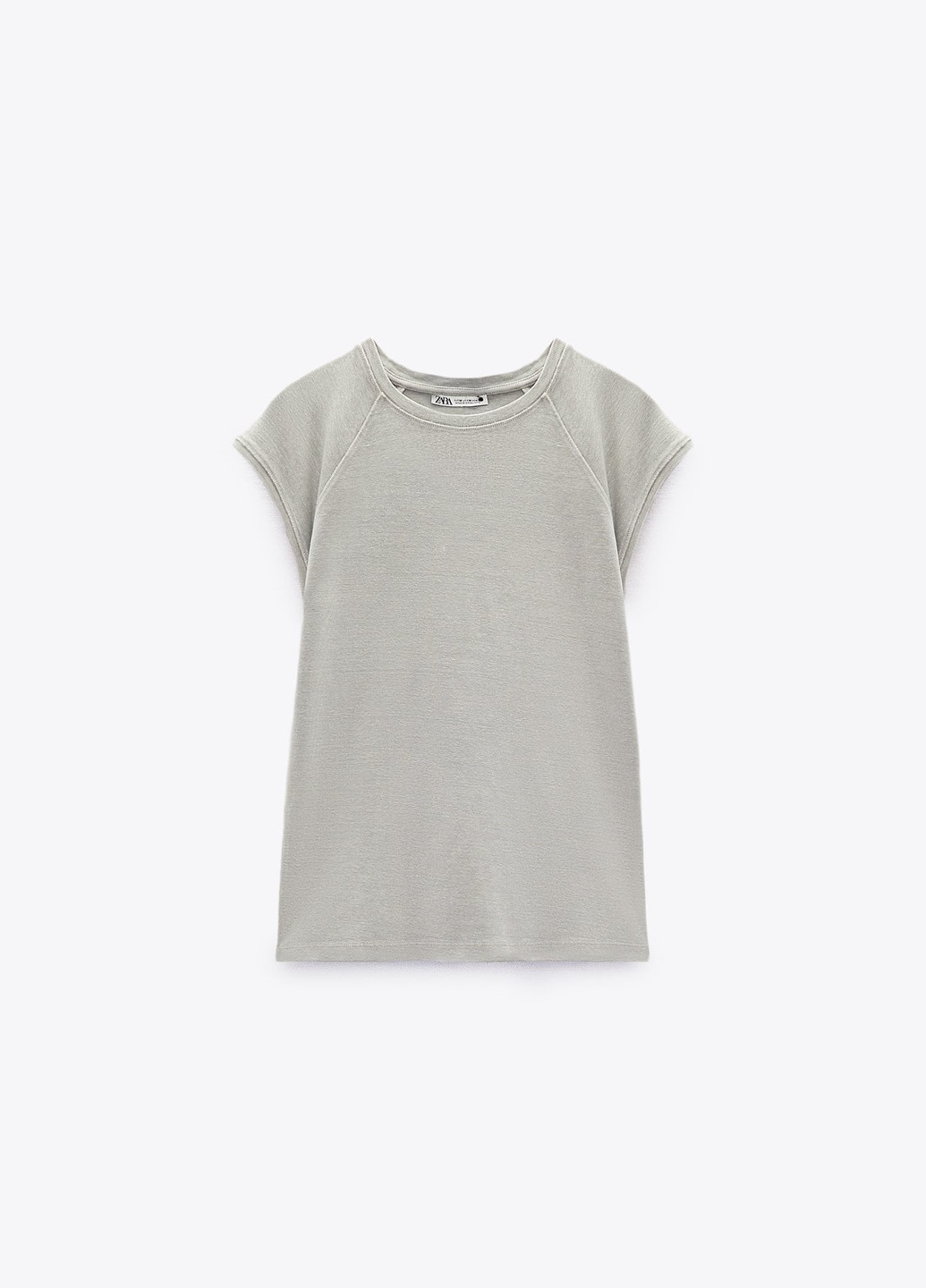 Сіра літня футболка Zara