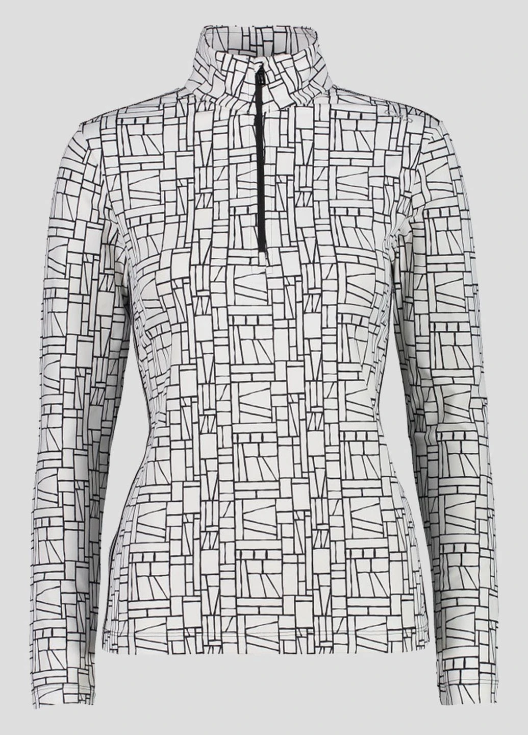 Белый реглан с узором Woman Printed Sweat CMP (260394598)