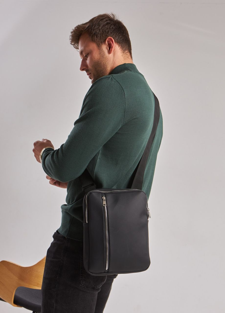 Мужская матовая сумка планшет через плечо матова экокожа No Brand vertical (260396296)