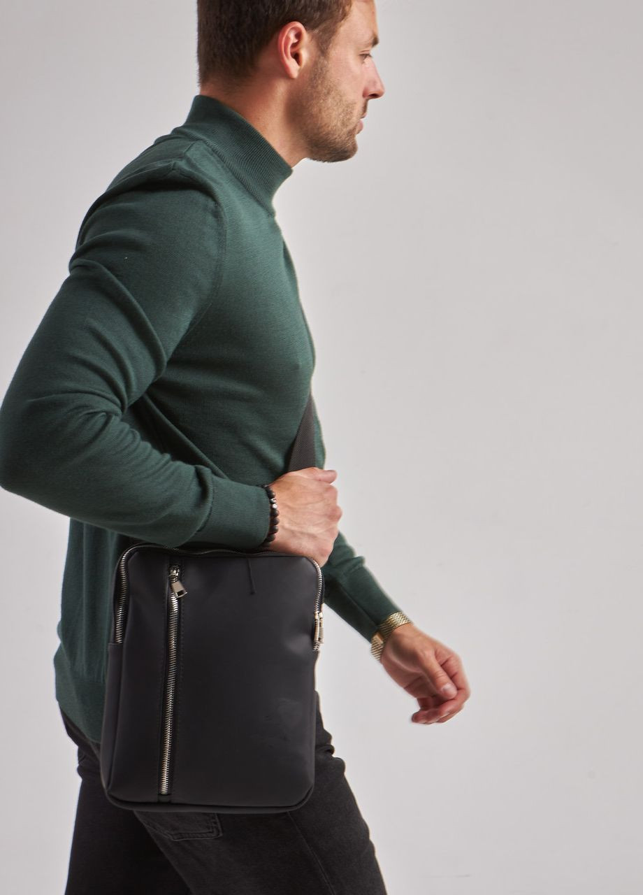Чоловіча матова сумка планшет через плечо матова екошкіра No Brand vertical (260396296)