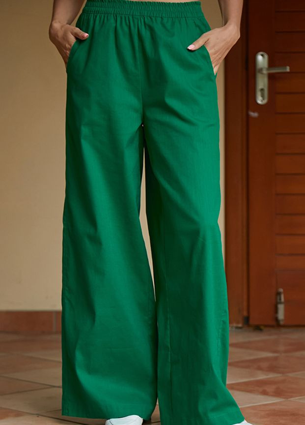 Зеленые повседневный демисезонные брюки Forly