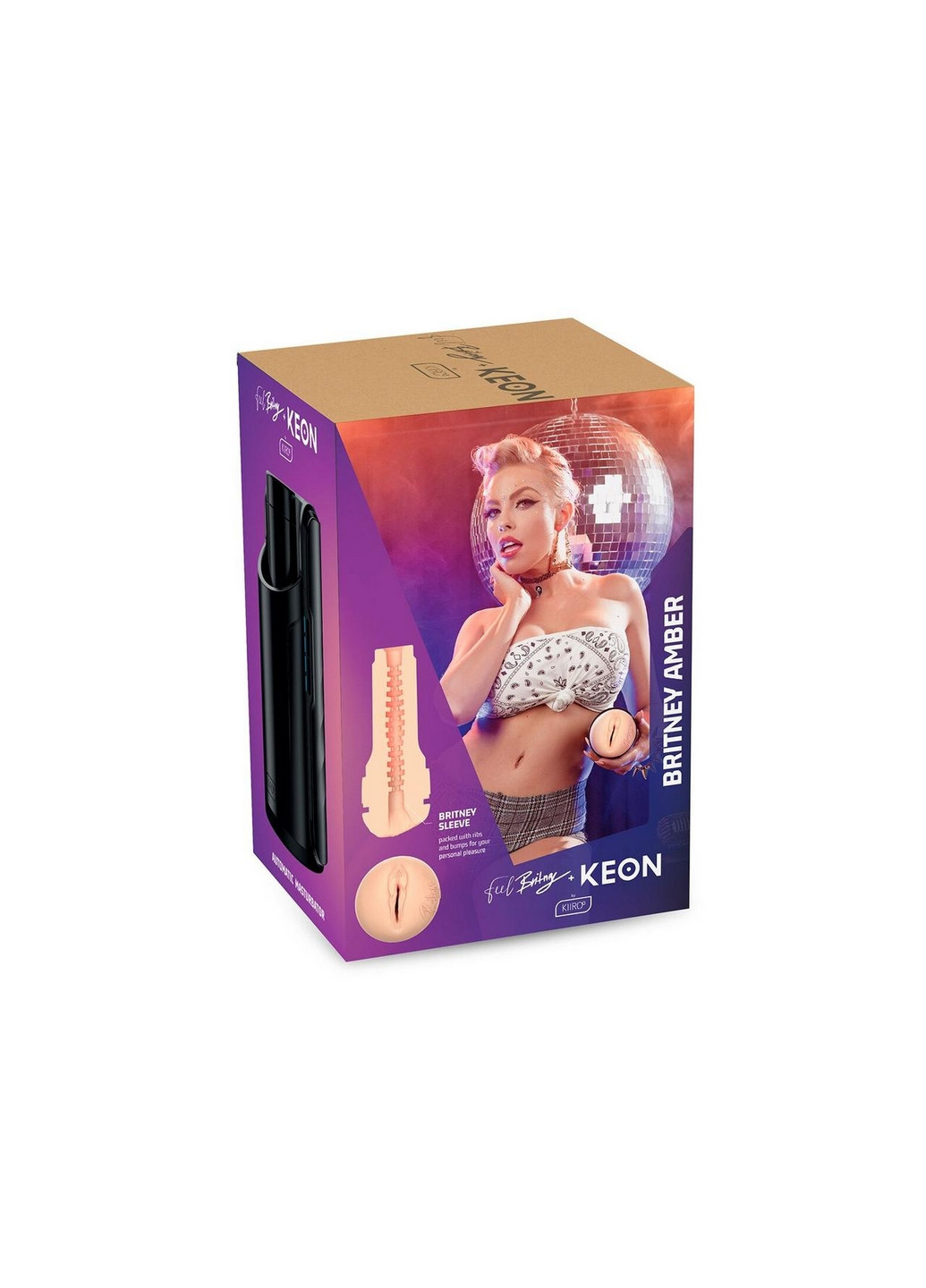 Інтерактивна секс-машина для чоловіків Keon Kombo Set із мастурбатором Feel Britney Amber Kiiroo (260414263)