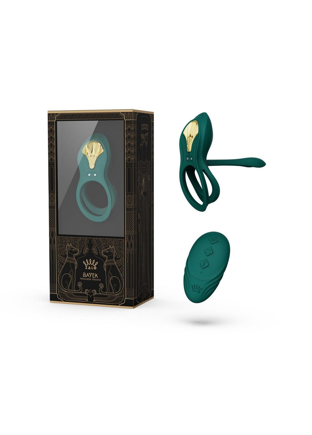 Эрекционное кольцо - BAYEK Turquoise Green Zalo (260414343)
