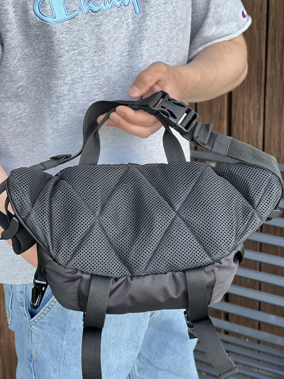 Тактическая бананка, поясная сумка с карабином черный цвет No Brand Tactica TT (260492531)