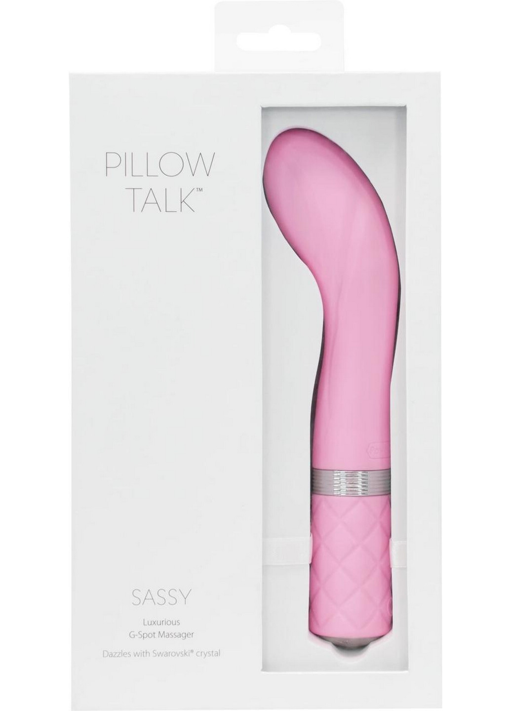 Роскошный вибратор - Sassy Pink с кристаллом Swarovski (SO2723) Pillow Talk (260450209)