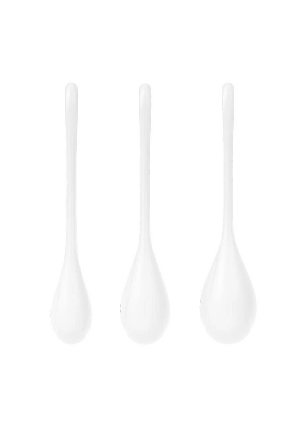 Набор йони бусин Yoni Power 1 White, диаметр 2-2,5-3см, вес 22-46-74гр Satisfyer (260450257)