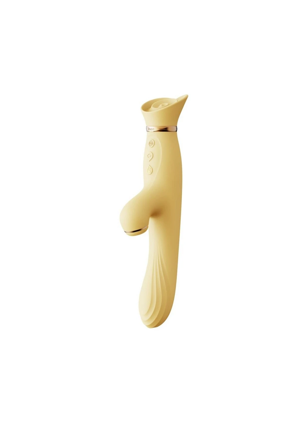Вибратор - ROSE Vibrator Lemon Yellow Zalo (260450772)