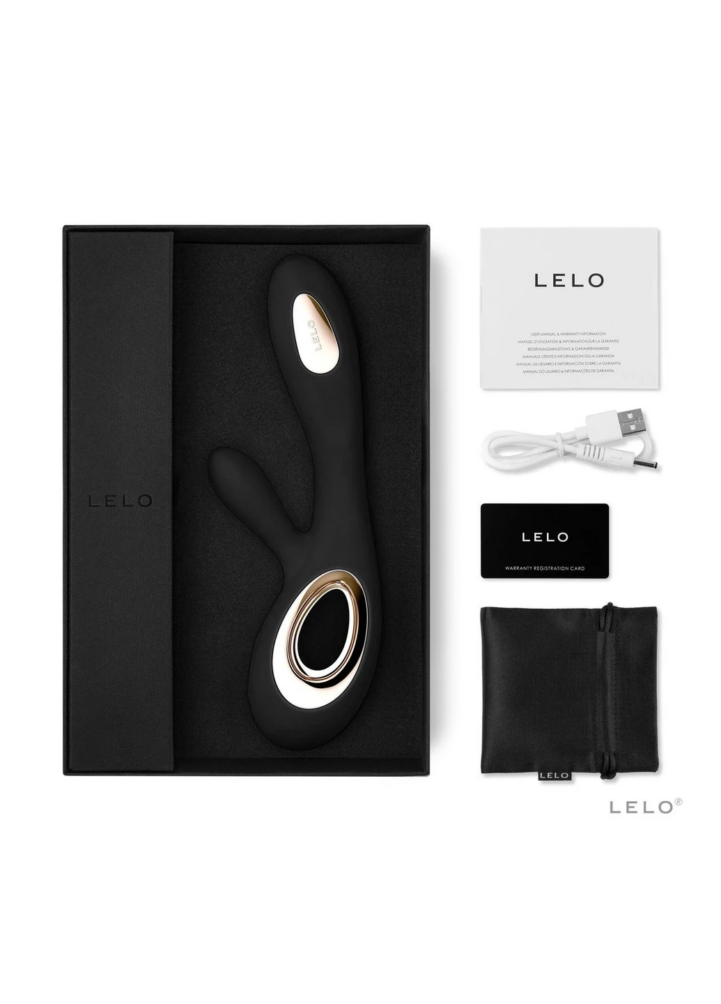 Вібратор Soraya Wave Black Lelo (260450443)