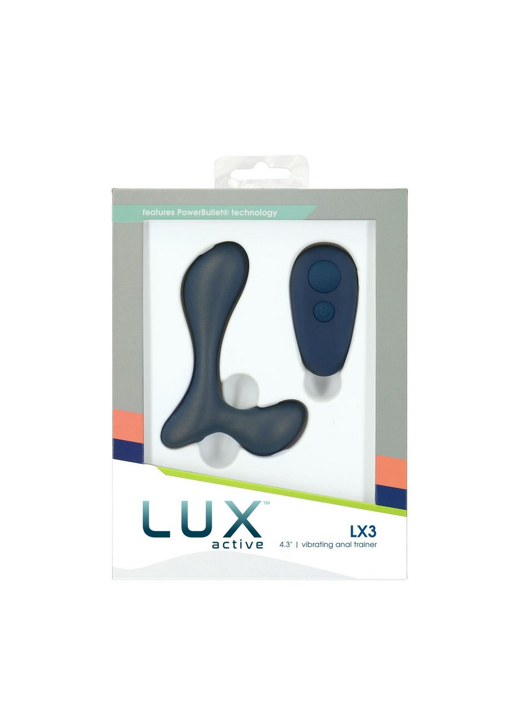 Масажер простати Lux Active – LX3 Vibrating Anal, пульт дистанційного керування Trainer (260450767)