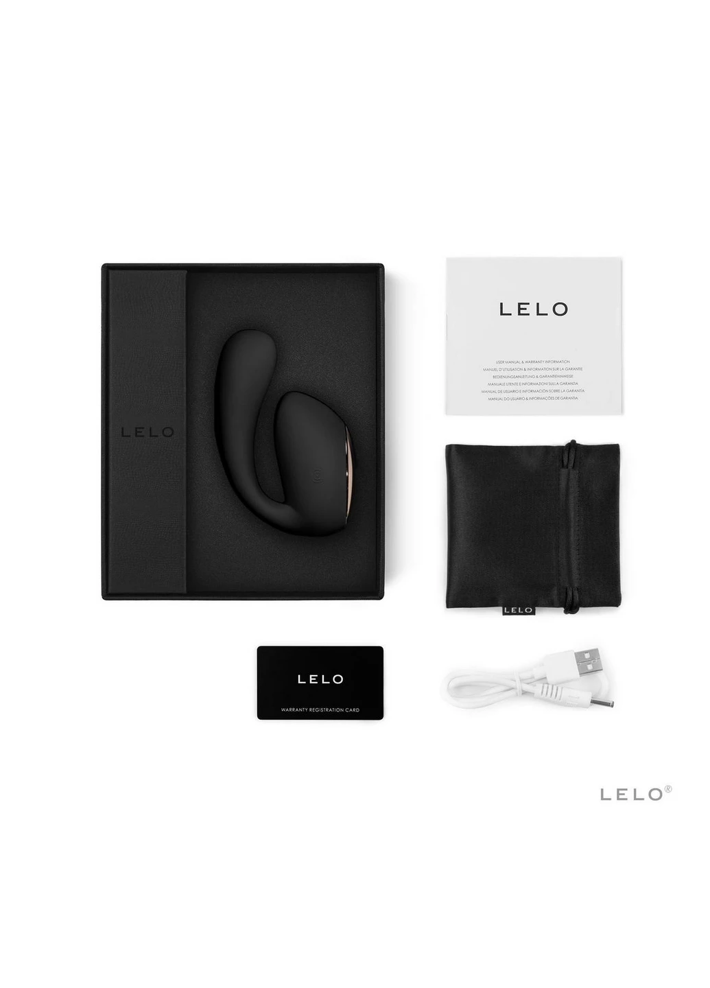 Вібратор Ida Wave Black Lelo (260450416)