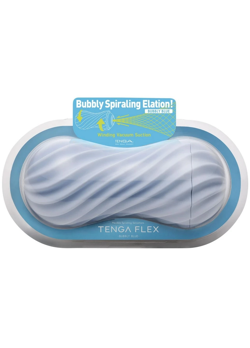 Мастурбатор FLEX Buble Blue Tenga (260450906)