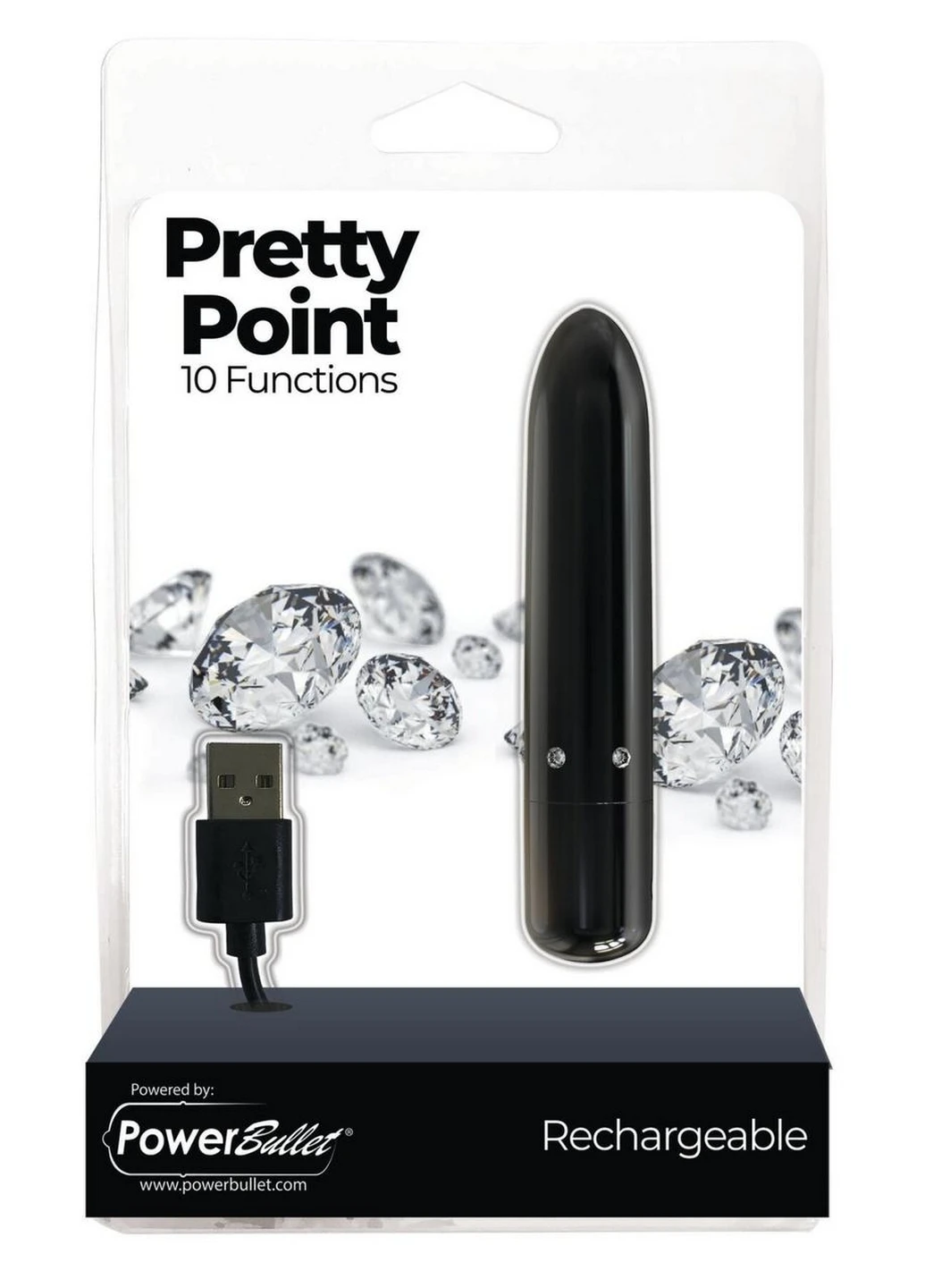 Віброкуль - Pretty Point Rechargeable PowerBullet (260450764)