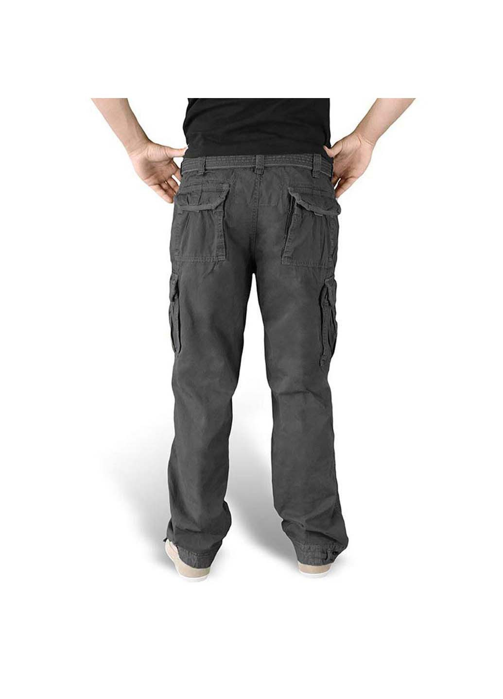 Черные кэжуал демисезонные брюки Surplus