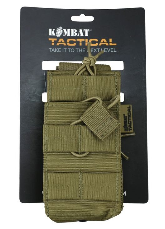 Подсумок тактический под магазины АК Single DUO Mag Pouch KOMBAT (260477477)