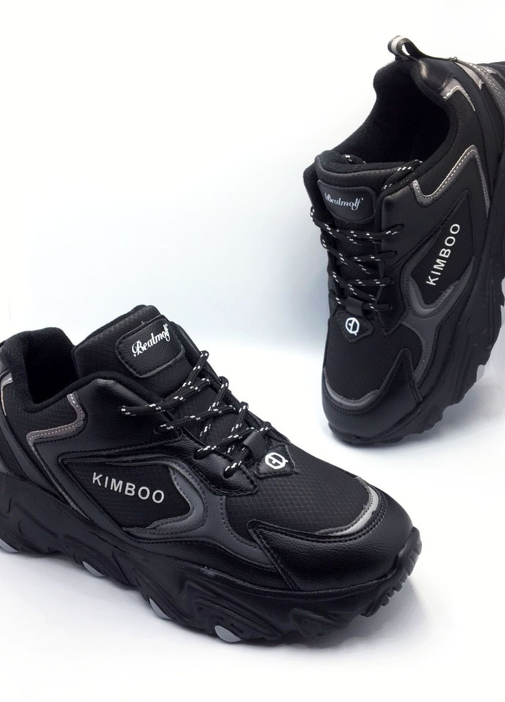 Черные всесезонные кроссовки Kimboo