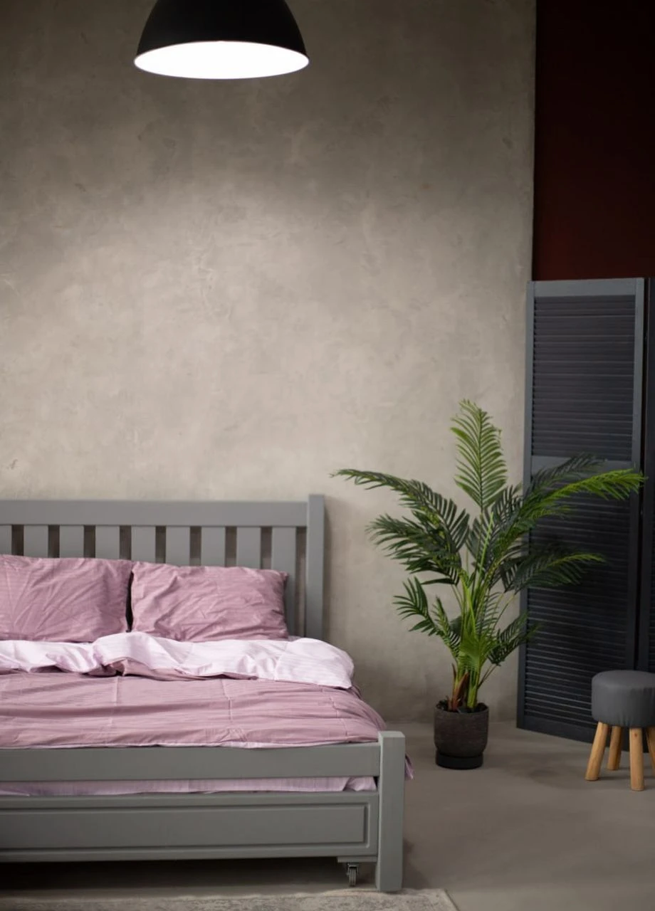 Комплект постільної білизни Satin Stripe Plum + Lavender 100% бавовна 220х180 см No Brand (260476779)
