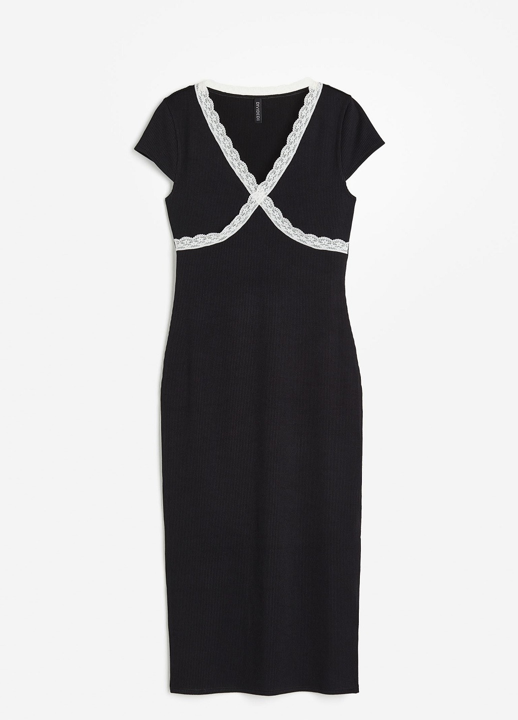 Чорна кежуал сукня H&M однотонна