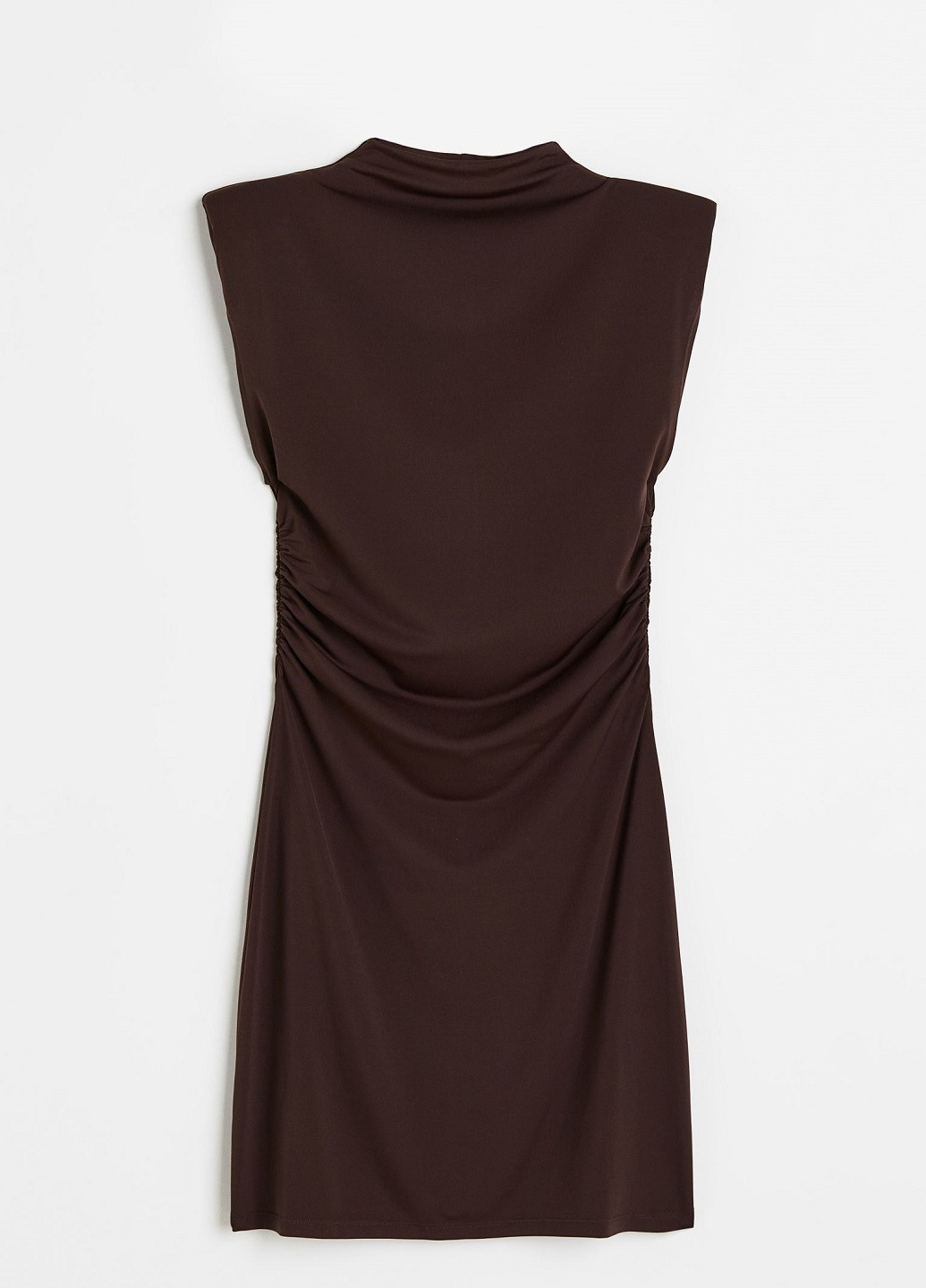 Темно-коричнева ділова сукня H&M однотонна