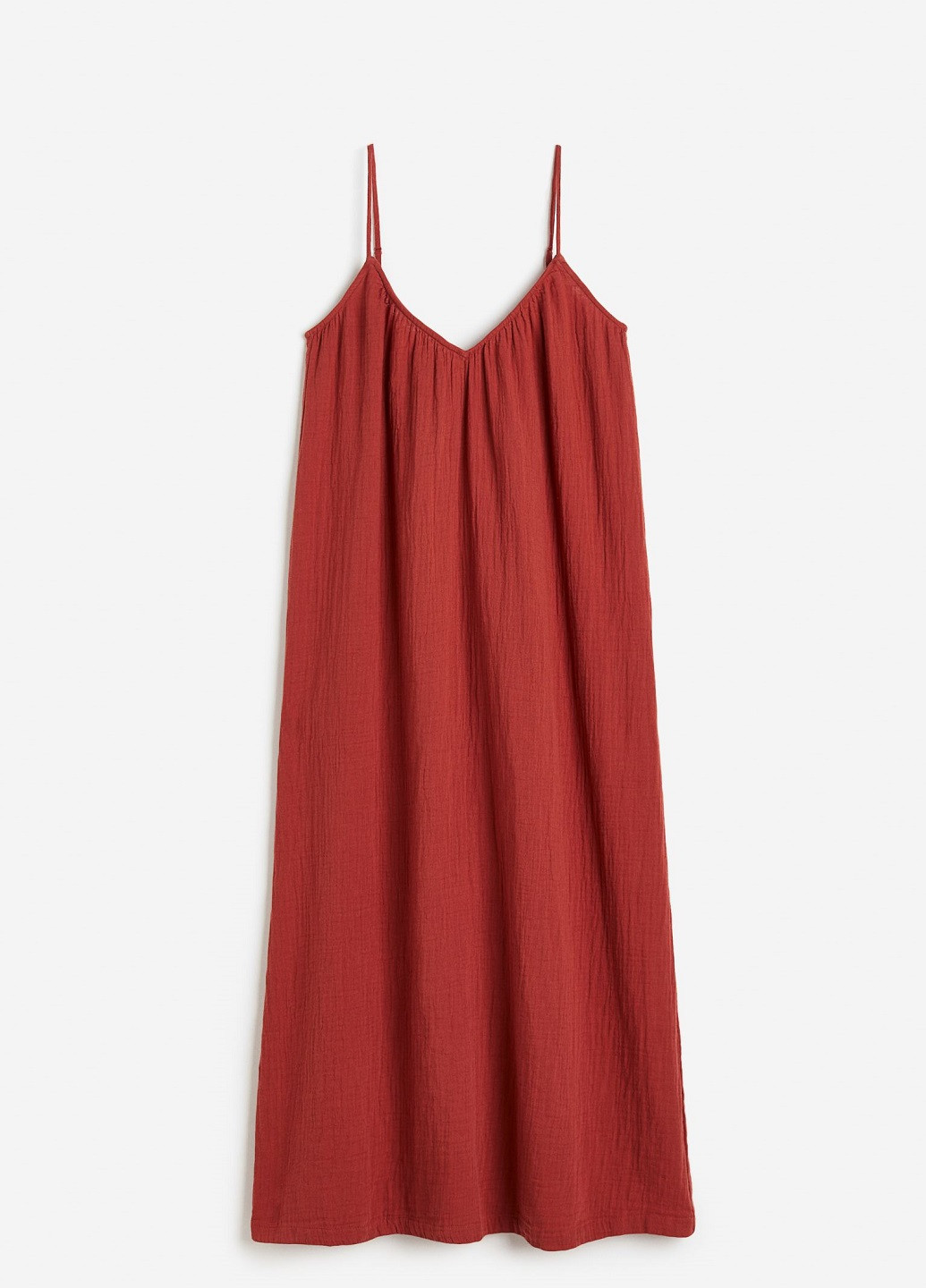 Темно-червона кежуал сукня H&M однотонна