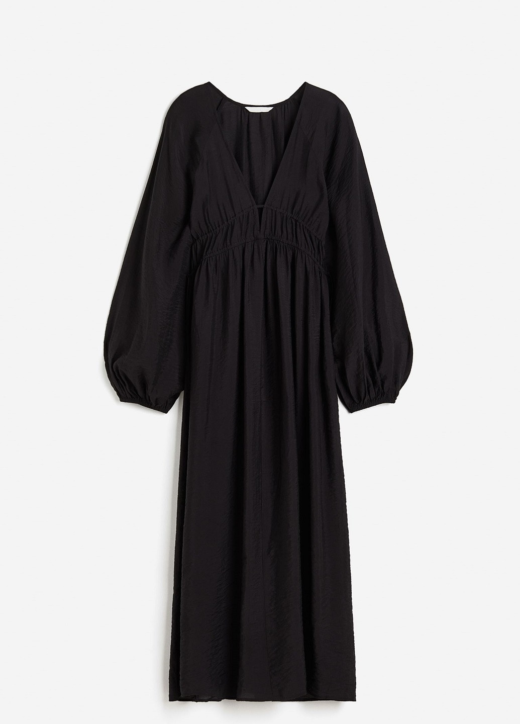 Черное кэжуал платье H&M однотонное