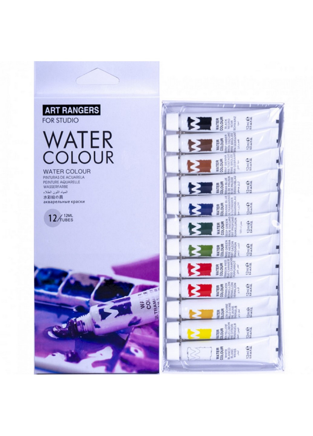 Набір фарб акварельних Art Rangers EW1212-3 12мл 12 кольорів Color-it (260478081)