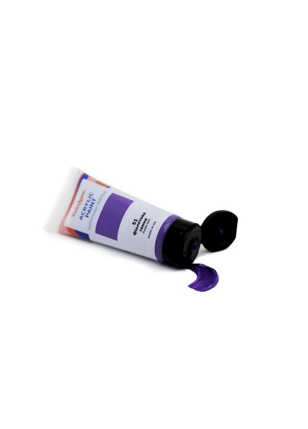 Акриловая краска глянцевая Фиолетовая темная TBA60051 60 мл Brushme (260478027)