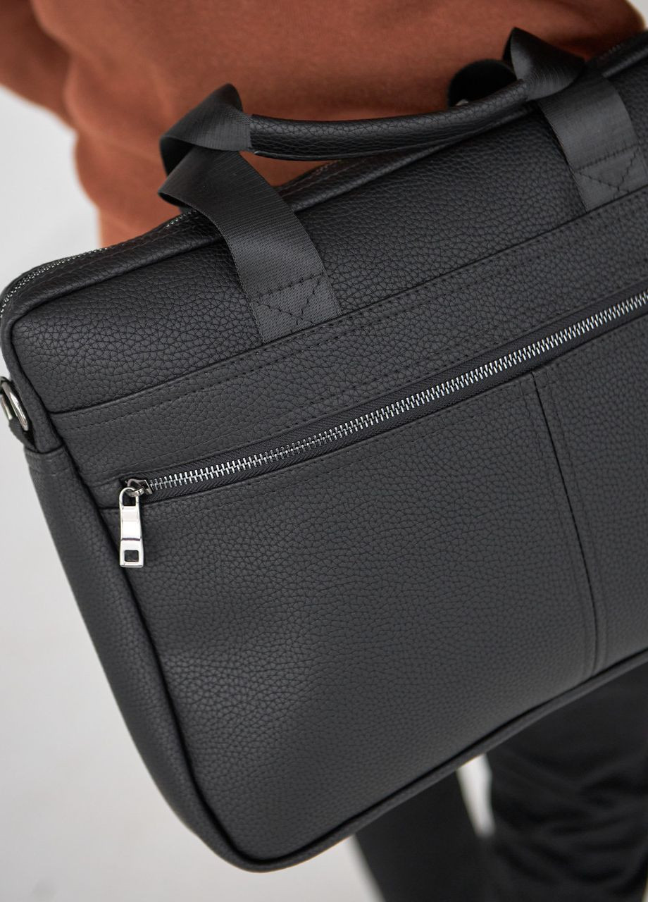 Сумка шкіряна для ноутбука, сумка для документів зерниста No Brand Mac 15.6 (260492517)