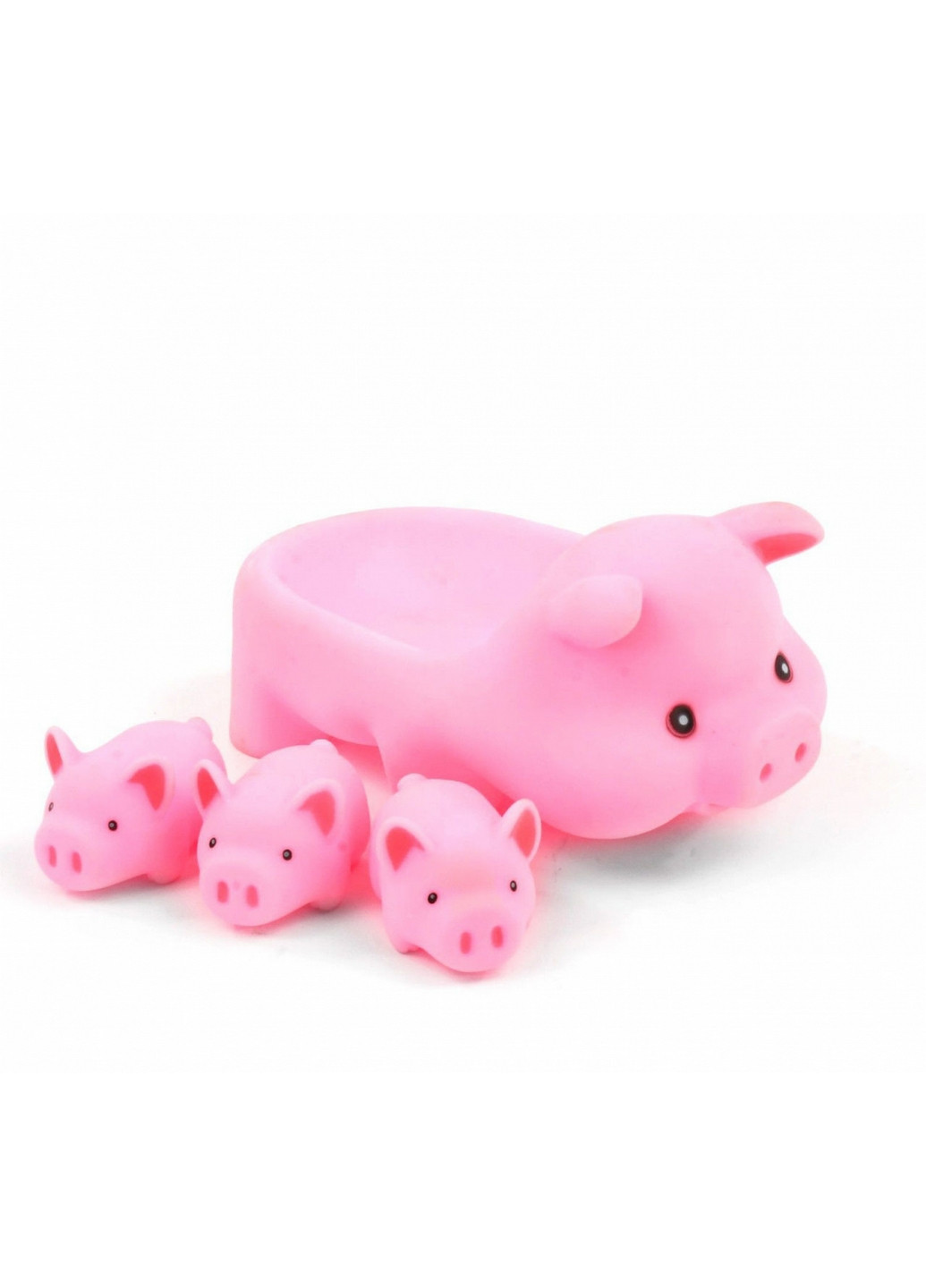 Іграшка качечка для ванної Свинки з пищалкою 7х12х9 см No Brand (260497291)