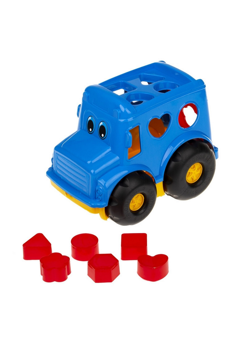 Сортер-автобус "Бусік" 15,5х23,5х17,5 см Colorplast (260499435)