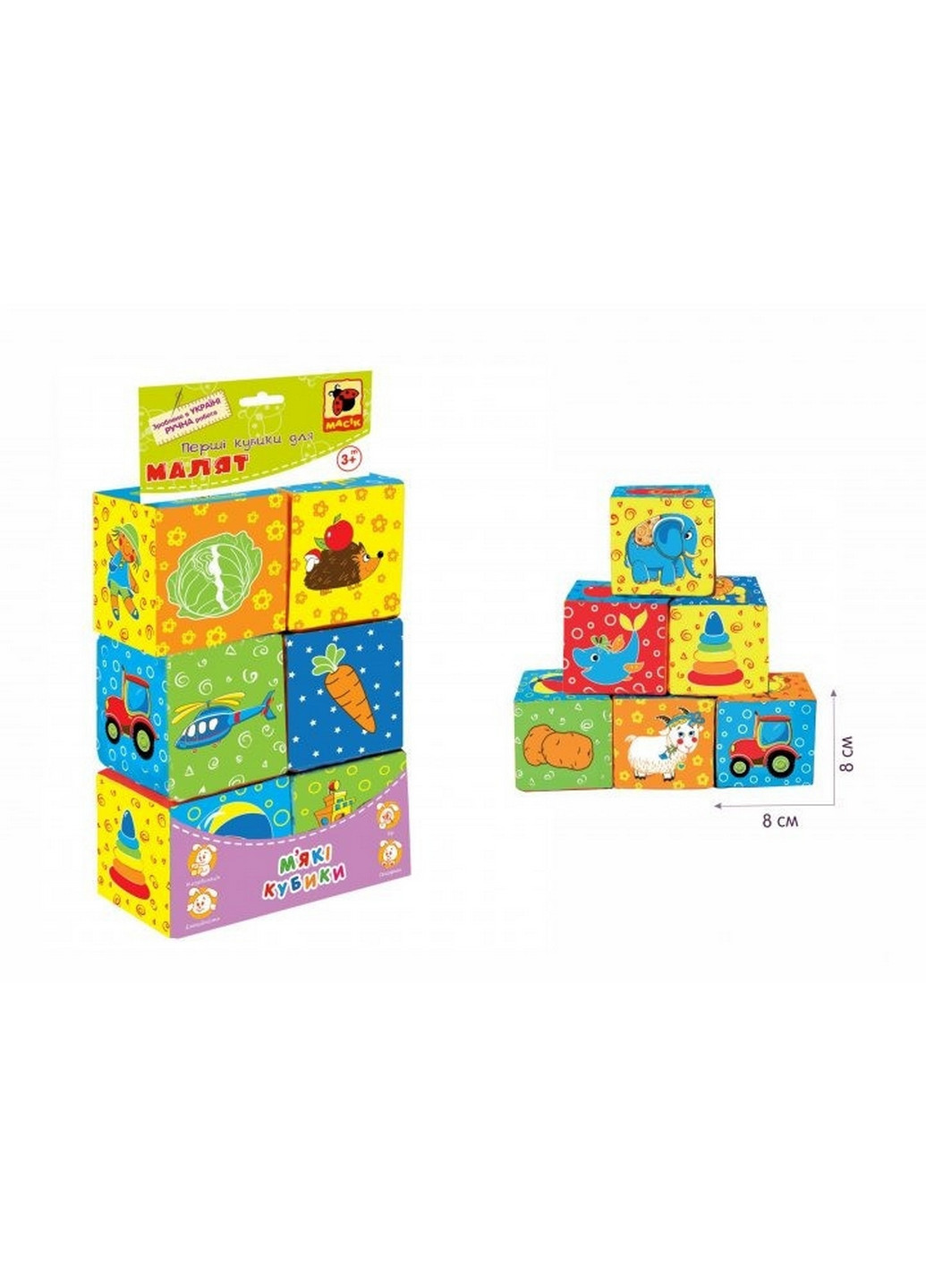 Набір кубиків "Мій світ" 33х16,5х8 см Macik (260496687)