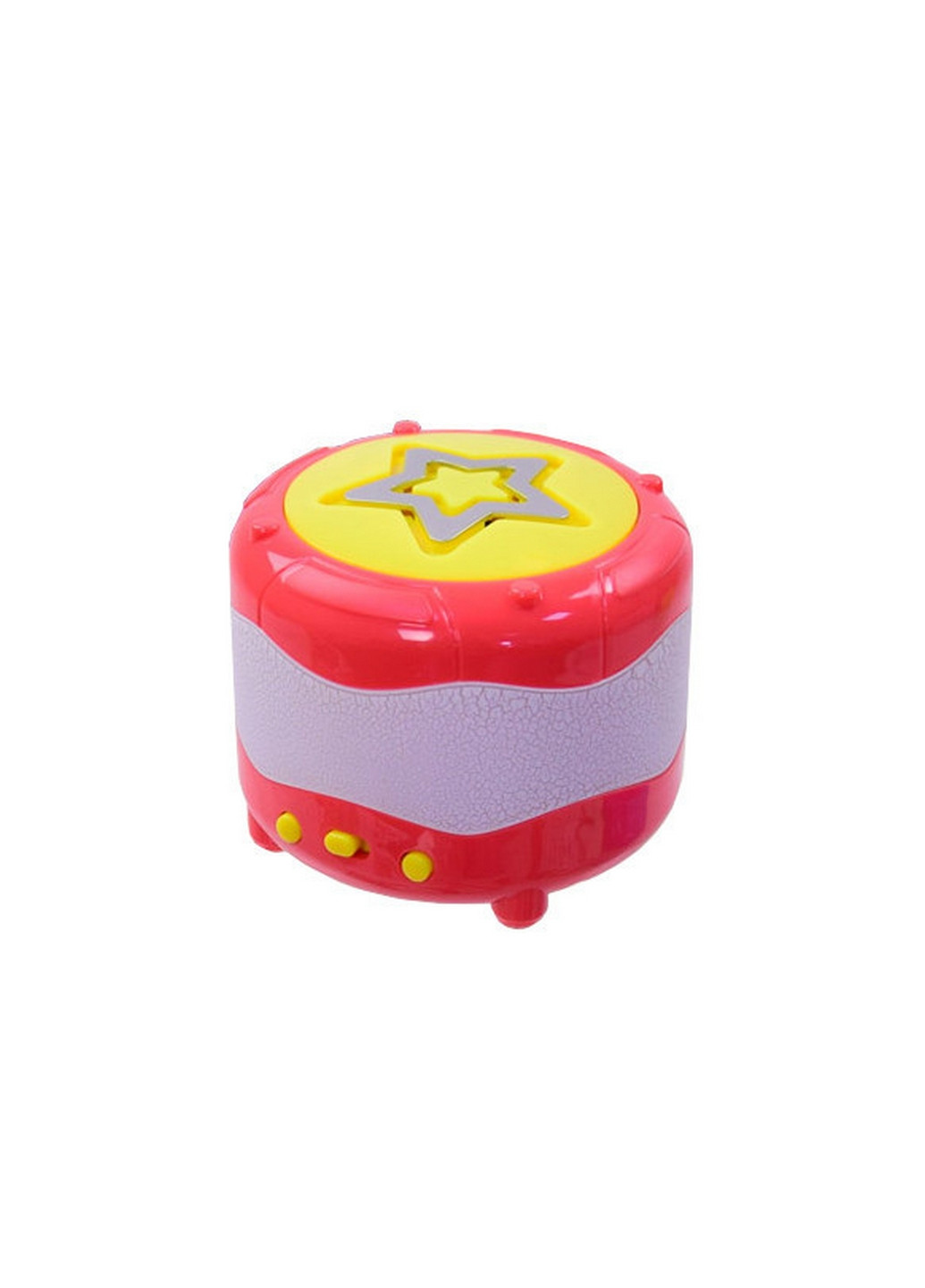 Музыкальная игрушка барабан со световыми эффектами 8,5х8,5х8,5 см Metr+ (260497370)