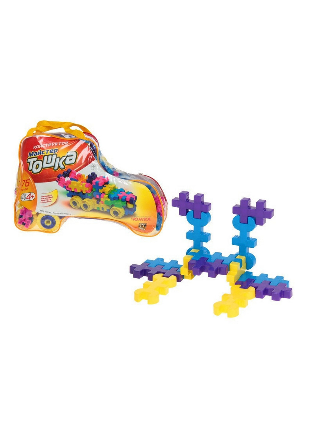 Дитячий конструктор «Тошка», 276 деталей 47 см Юника (260498663)