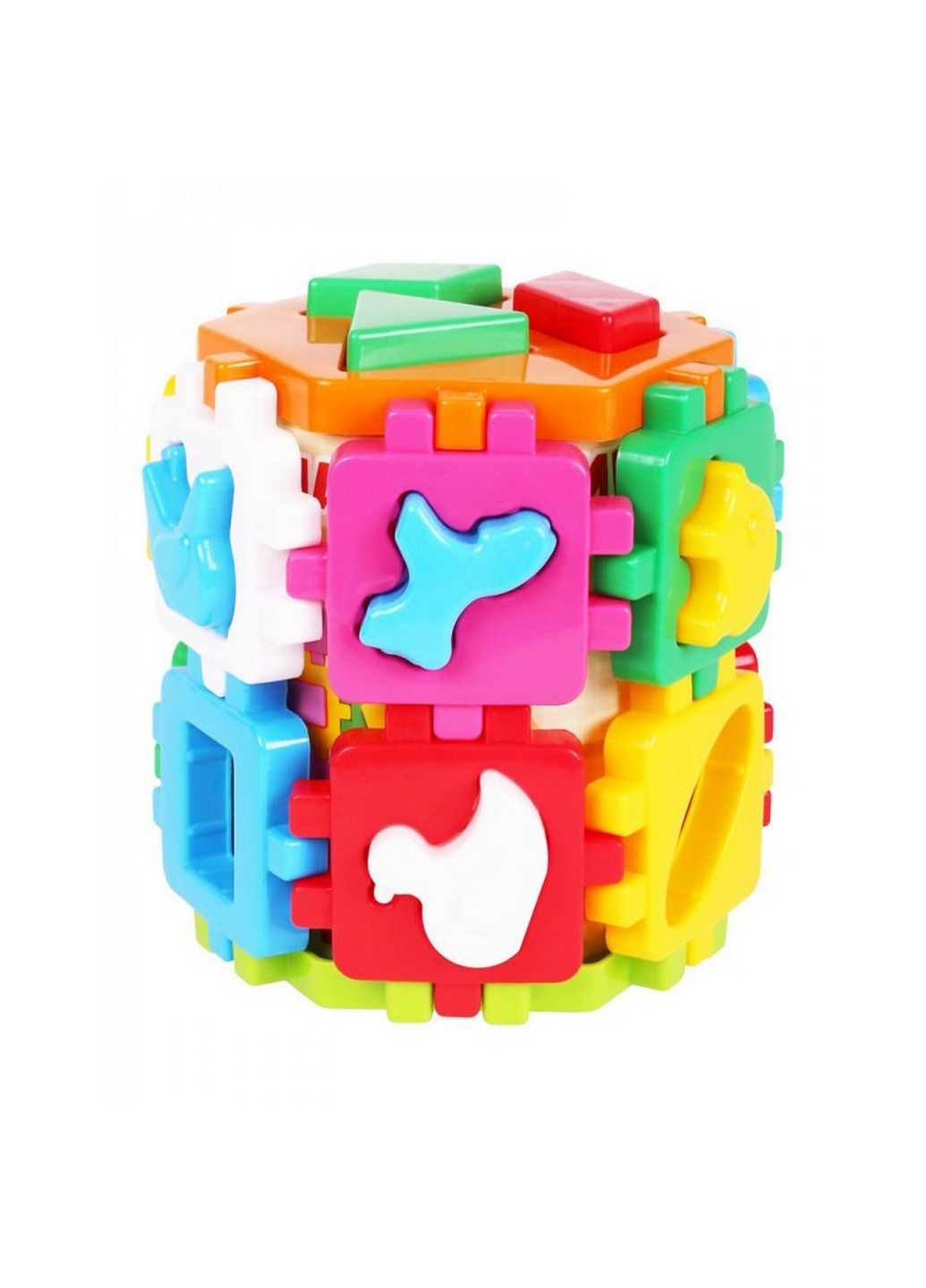Іграшка куб "Розумний малюк Конструктор" 14х14х17 см ТехноК (260498597)