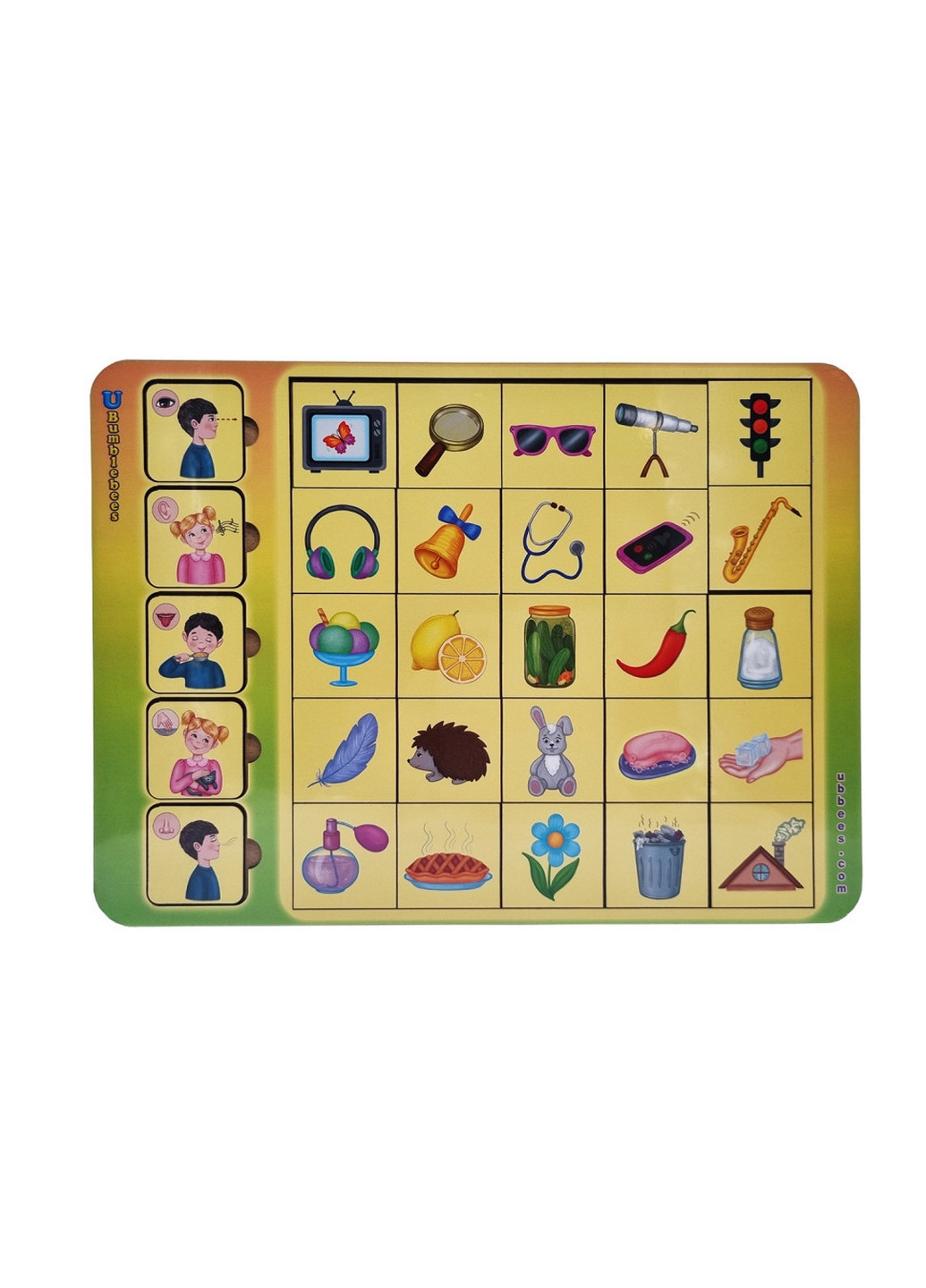 Розвиваюча гра Асоціації "Органи почуттів", 30 вкладишів Від 12 міс No Brand (260496258)