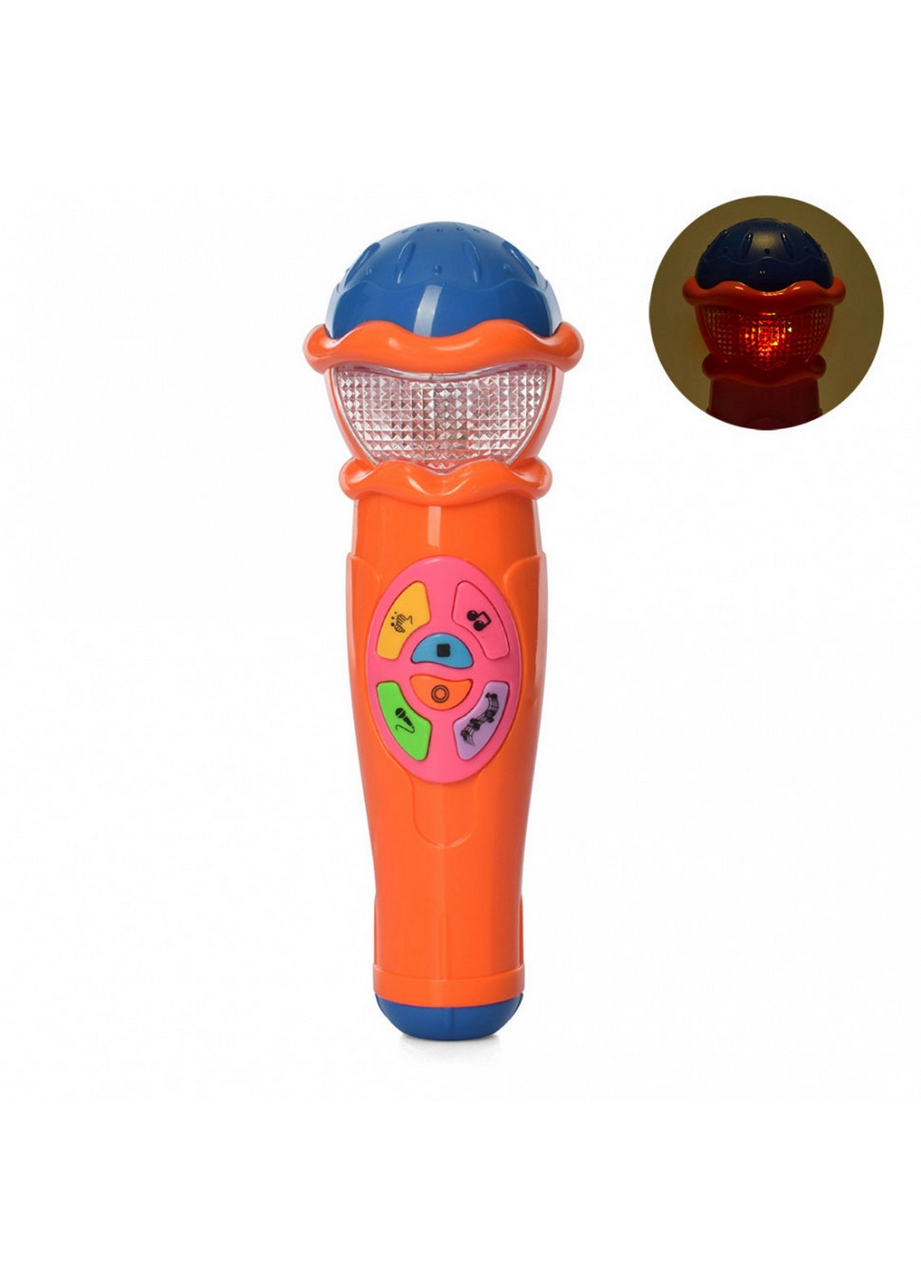 Музыкальная игрушка "Микрофон" 6х25,5х19 см Limo Toy (260497395)