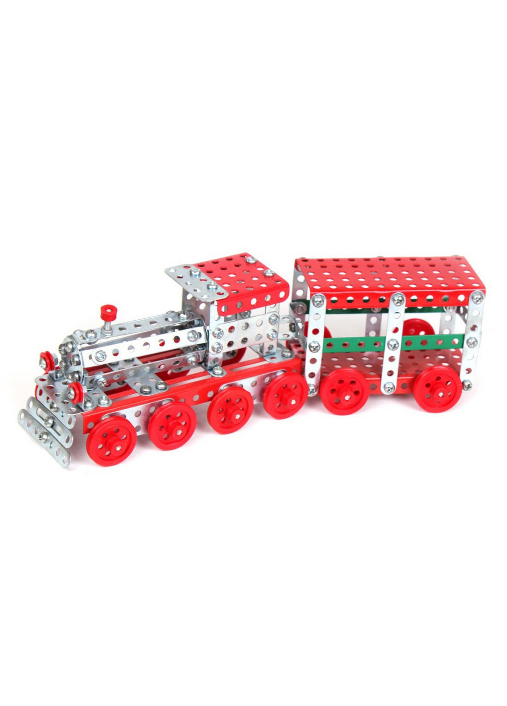 Металевий конструктор Потяг, 312 деталей 16х4х20,5 см ТехноК (260497564)