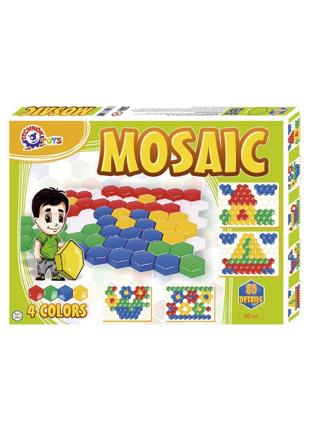 Игрушка "Мозаика для малышей 1" 4х45х34 см ТехноК (260498602)