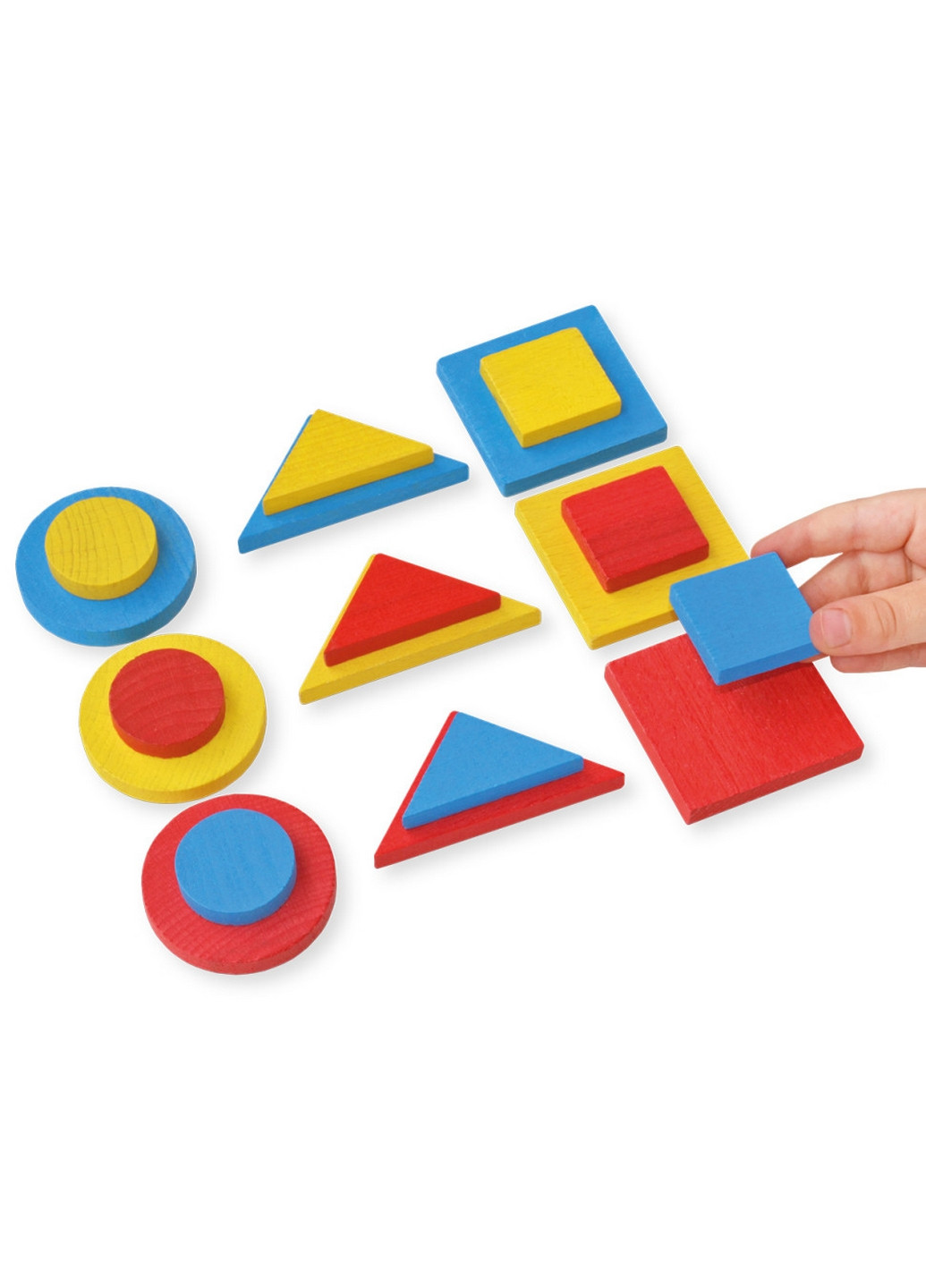 Навчальний набір "Логічні блоки Дьєнеша", 48 деталей 6,6х27х18 см Igroteco (260499789)