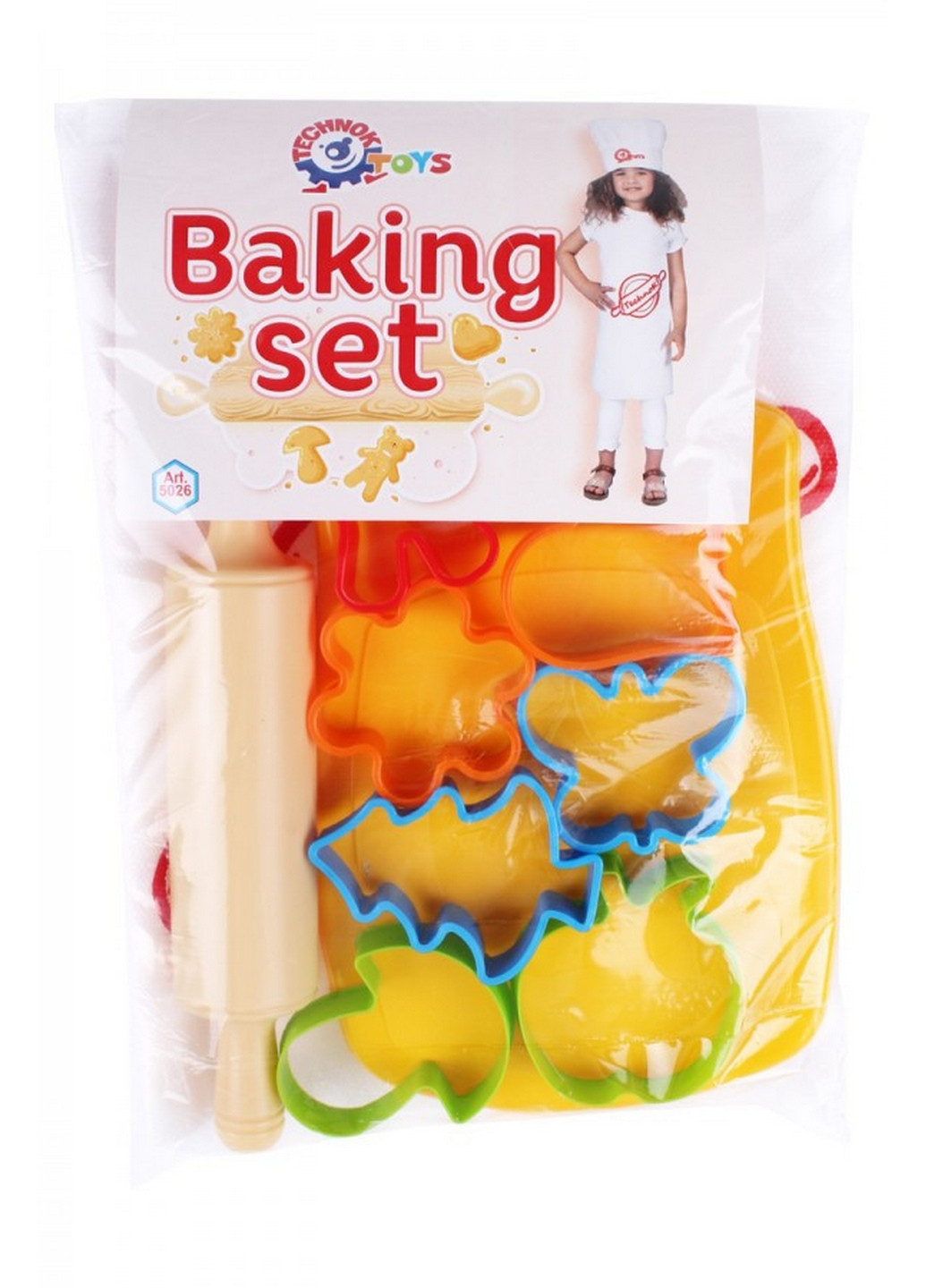 Ігровий набір для випічки з фартухом та шапкою 18х6х26 см ТехноК (260497574)