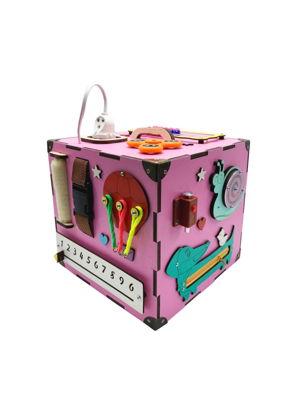 Развивающая игрушка "Бизикуб" 23х23х23 см No Brand (260497226)