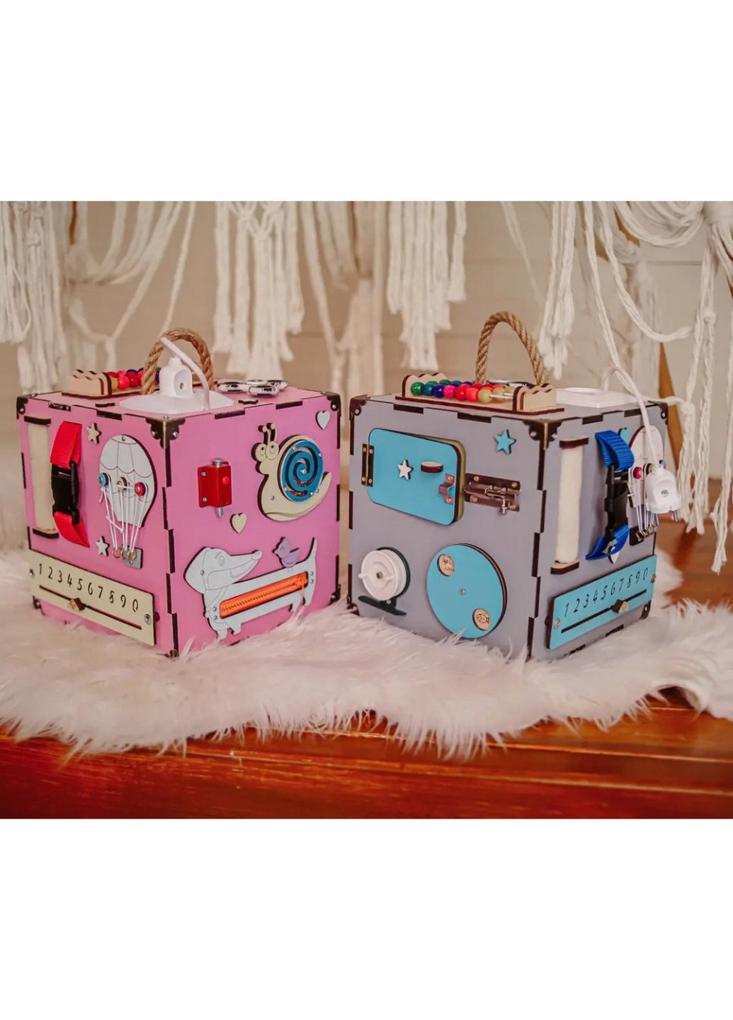 Развивающая игрушка "Бизикуб" 23х23х23 см No Brand (260497226)