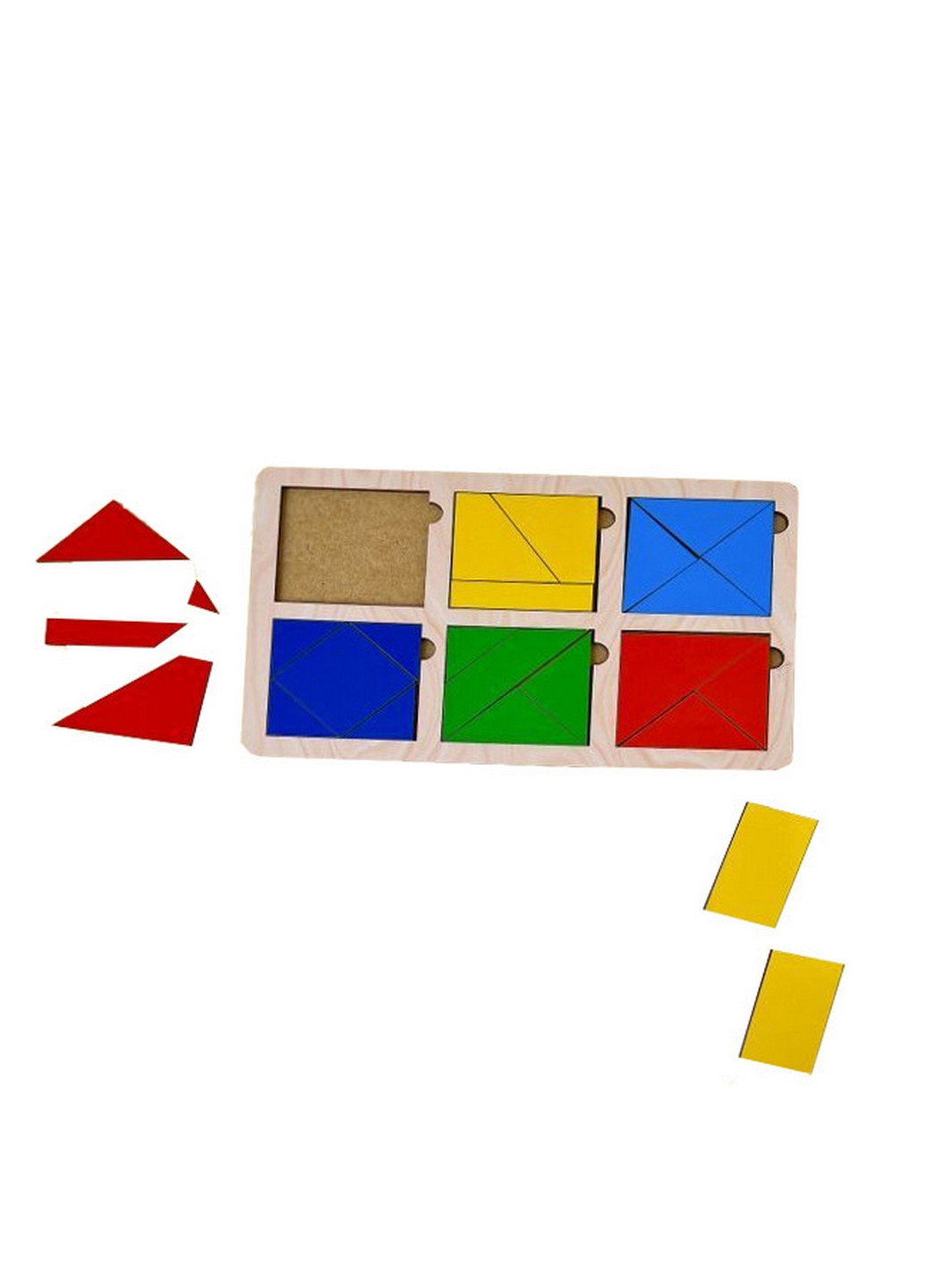 Развивающие вкладыши "Квадраты Никитина", 1 уровень От 12 мес No Brand (260497319)