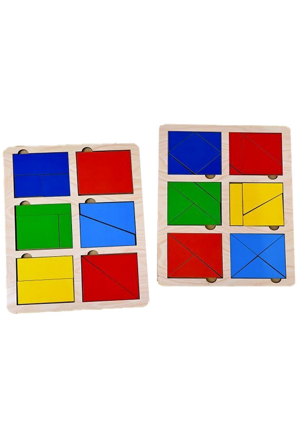 Развивающие вкладыши "Квадраты Никитина", 1 уровень От 12 мес No Brand (260497319)