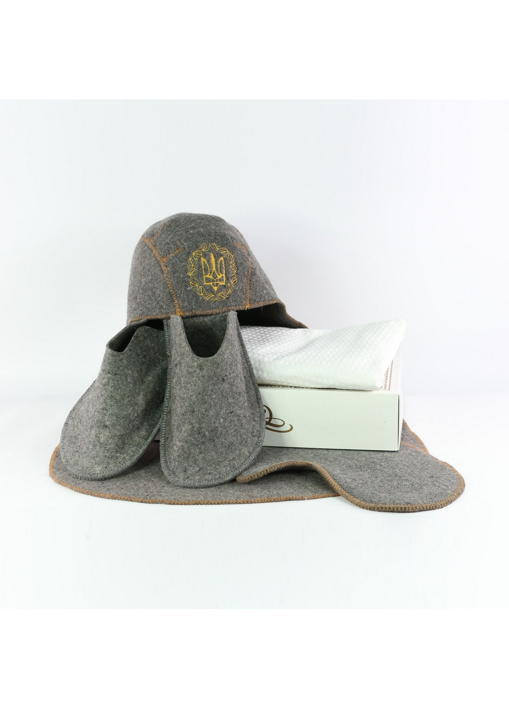 Набір подарунковий для лазні та сауни "Тапнкіст" 5 предметів Універсальний Luxyart (260498826)