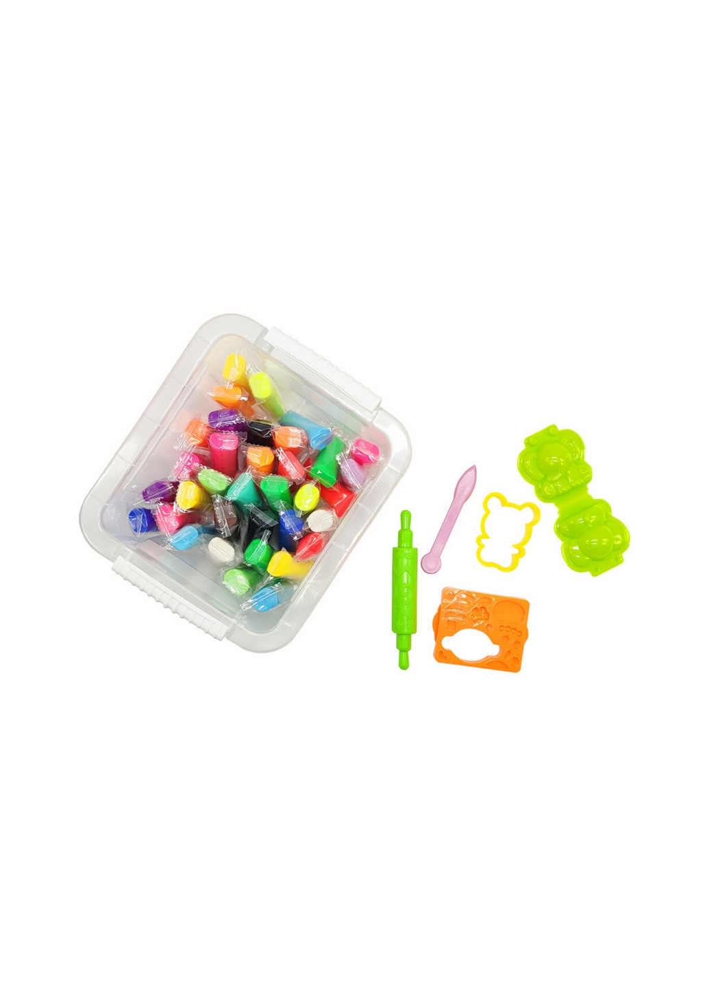 Набір для ліплення з тестом "Zoo animals box" 10х18х13 см No Brand (260499248)