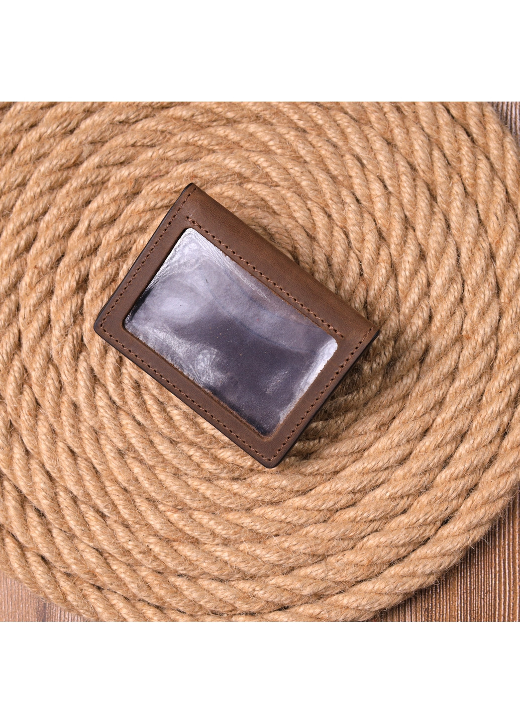 Обкладинка для документів чоловіча 10х7,5х1 см Grande Pelle (260498501)