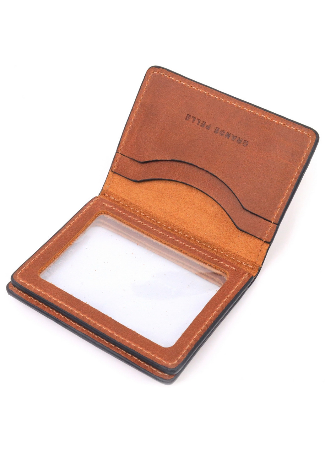 Обложка для документов мужская 10х7,5х1 см Grande Pelle (260496498)